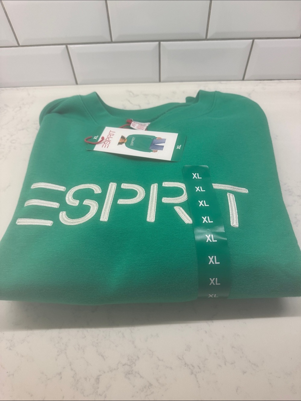 Esprit Green Sweatshirt